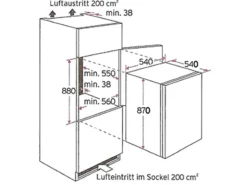 Held Möbel Schweberegale^Küchenzeile Mailand 330 cm -Weiß Matt mit E-Geräten
