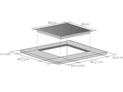 Held Möbel Schweberegale^Küchenzeile Mailand 330 cm -Weiß Matt mit E-Geräten
