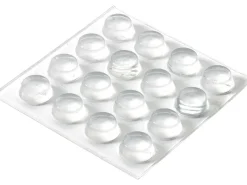 Hettich Anschlagpuffer Selbstklebend Ø 11 x 5 mm Kunststoff Transparent 16 Stück