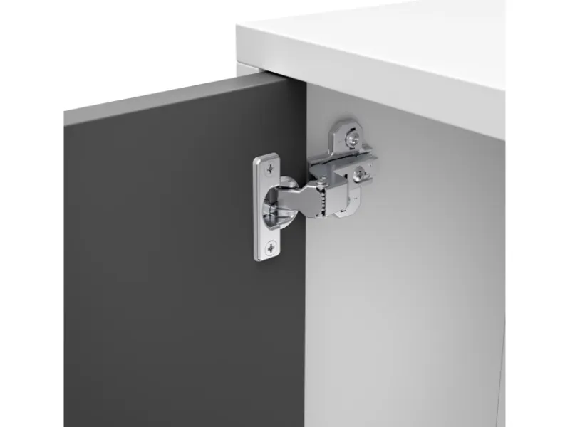 Hettich Vitrinen^Mini-Scharnier innenliegend 15 mm - 19 mm 1 Stück