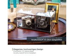 HMF 46805 Acryl Vitrine Schaukasten für Modellautos Figuren 50 x 16 x 18 cm Transparent