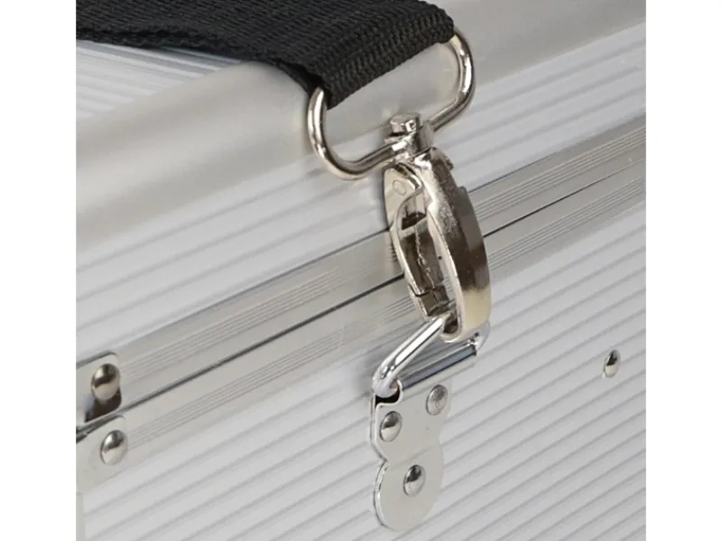 Aufbewahrung^HMF 14702-09 Alu Medizinkoffer Erste Hilfe Koffer Tragegriff 30 x 25 x 25 cm