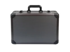 HMF 14502-02 Alu Transportkoffer Kamerakoffer Aufbewahrungskoffer Individuelle Facheinteilung 46 x 15 x 33 cm