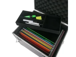 HMF 14812-02 Hängeregister Box Alukoffer DIN A4 Hängemappen 41 x 33 x 36 cm
