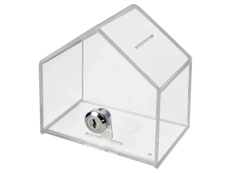 HMF 46911 Spendenbox Aktionsbox Spendenhaus Acryl 138 x 125 x 90 cm