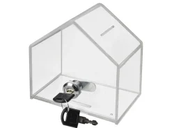 HMF 46911 Spendenbox Aktionsbox Spendenhaus Acryl 138 x 125 x 90 cm