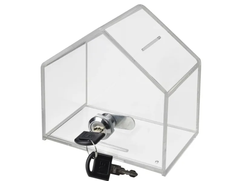 HMF 46911 Spendenbox Aktionsbox Spendenhaus Acryl 138 x 125 x 90 cm
