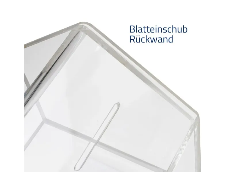 HMF 46911 Spendenbox Aktionsbox Spendenhaus Acryl 138 x 125 x 90 cm