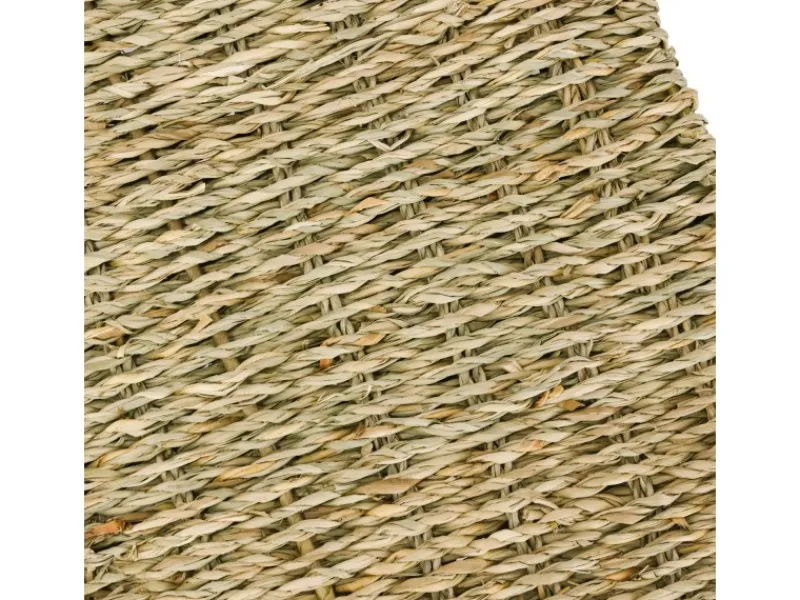 Aufbewahrung^HMF Geschenkkorb Leer Aufbewahrungskorb Geflochten Seegras RechtEckig 30 x 30 x 12 cm