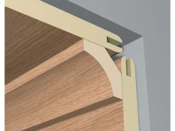 Hohlkehlleiste Eiche foliert 22 m x 22 m Länge 2600 mm