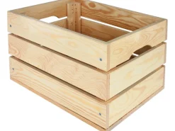 Flaschenregale|Aufbewahrung^Holz-Allzweckkiste Groß 20,5 l