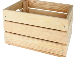 Flaschenregale|Aufbewahrung^Holz-Allzweckkiste Groß 20,5 l