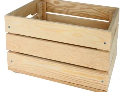 Flaschenregale|Aufbewahrung^Holz-Allzweckkiste Groß 20,5 l