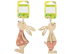 Ostern^Holzanhänger Hase 2-fach sortiert Holz
