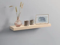 Regal Weiß^Holz-Wandregal Carlton 3,8 cm x 60 cm x 24 cm Weiß