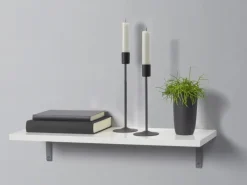 Schweberegale|Regale Massivholz^Holz-Wandregal Oldham 80 cm x 20 cm Eiche massiv