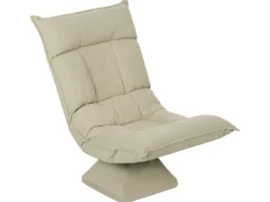 HOMCOM Sessel^Bodenstuhl 360° Drehbar Bodensessel mit 5-Fach 70L x 62B x 95H cm