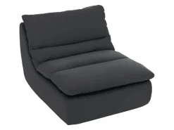 HOMCOM Bodenstuhl mit Einteiligem für Zuhause Büro 103L x 82B x 75H cm