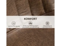 HOMCOM Hocker^2er-Set Barhocker Höhenverstellbar Drehbar