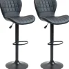 HOMCOM Hocker^2er-Set Barstuhl Barhocker Bistrohocker