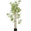 HOMCOM Kunstpflanzen^Künstliche Pflanze Kunststoff Metall Ø15 x 180H cm