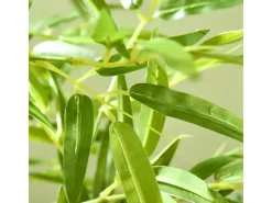 HOMCOM Kunstpflanzen^Künstliche Pflanze Kunststoff Metall Ø15 x 180H cm