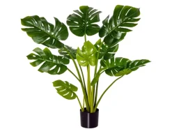 HOMCOM Kunstpflanzen^Künstliche Pflanzen 110 cm mit Kunststofftopf