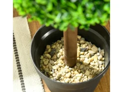 HOMCOM Kunstpflanzen^Kunstpflanze Kunststoff Zement 18L x 18B x 90H cm