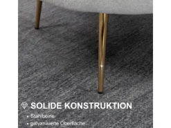 HOMCOM Polstersessel Polyester Schaumstoff Weiß 79L x 77B x 77H cm