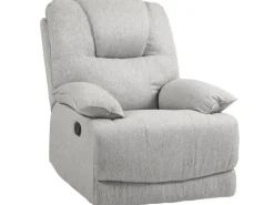 HOMCOM Relaxsessel mit Liegefunktion Fußstütze Taschenfederkern