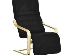 HOMCOM Sessel|Stühle^Relaxstuhl mit Verstellbarem Fußteil 66,5 x 94 x 100 cm