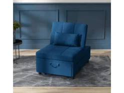 HOMCOM Sessel^Schlafsessel Polyester Schaumstoff 65,5L x 104B x 81H cm