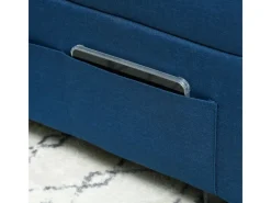 HOMCOM Sessel^Schlafsessel Polyester Schaumstoff 65,5L x 104B x 81H cm