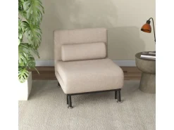 HOMCOM Schlafsessel Stahl Polyester 75L x 70B x 75H cm