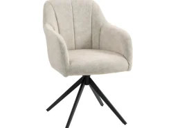 HOMCOM Sessel^Sessel Wohnzimmer Loungesessel mit Stahlbeine Samtoptik für Schlafzimmer Beige