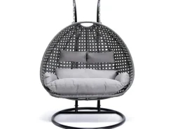 Home Deluxe Hängesessel Twin Polyrattan