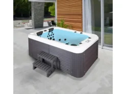 Home Deluxe Insektenschutz^Outdoor Whirlpool Beach Plus für 2 Personen 210 x 155 x 83 cm