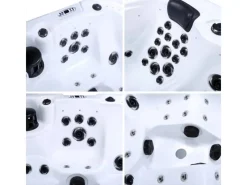 Home Deluxe Insektenschutz^Outdoor Whirlpool Beach Plus für 2 Personen 210 x 155 x 83 cm