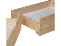 Homestyle4u Bettkasten 2er Set in Braun 82x22 53 cm 2195