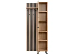 Homestyle4u Möbelserien^Garderobe Flurgarderobe mit Spiegel Flurmöbel Garderobenpaneel