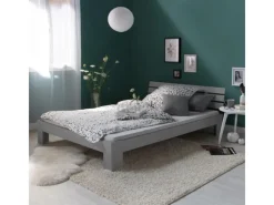 Homestyle4u Holzbett 180x200 mit Lattenrost in 2039