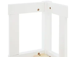 Homestyle4u Kinderbett mit Rausfallschutz 90x200 cm Bodenbett Lattenrost Matratze 3024