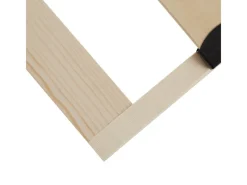 Homestyle4u Betten^Lattenrost 90x200 in Braun 2587