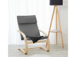 Homestyle4u Relaxsessel in Grau 2405