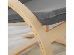 Homestyle4u Relaxsessel in Grau 2405