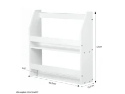 Homestyle4u Bücherregale|Schweberegale^Wandregal Hängeregal Küchenregal Bücherregal Regal Holz