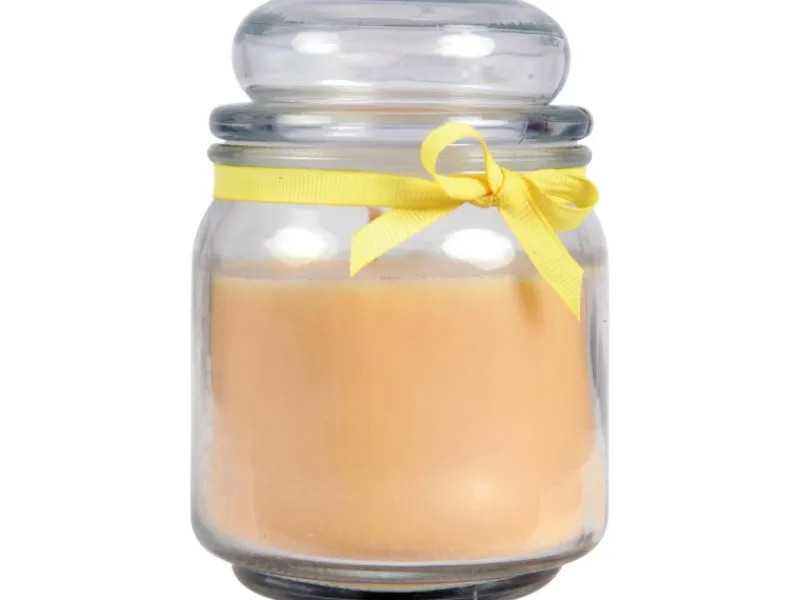 HS Candle Duftkerze & Bonbon Glas Ø9cm Vanille