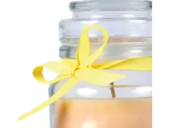 HS Candle Kerzen^Duftkerze & Glas Neujahr Creme Bonbon 30h