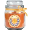 HS Candle Duftkerze & Glas Sternzeichen Honigmelone 70 Stunden Stier