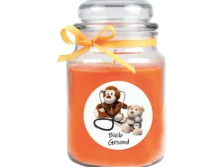 HS Candle Windlichter^Duftkerze & Glas Genesung Honigmelone Orange